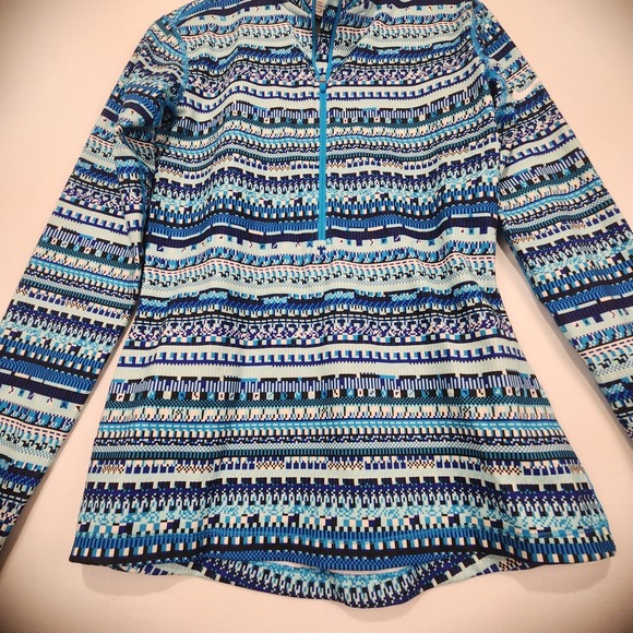 Nike Pro Dry-Fit Women's Multicolor 3/4 Zip Pullover Size M - Picture 2 of 10